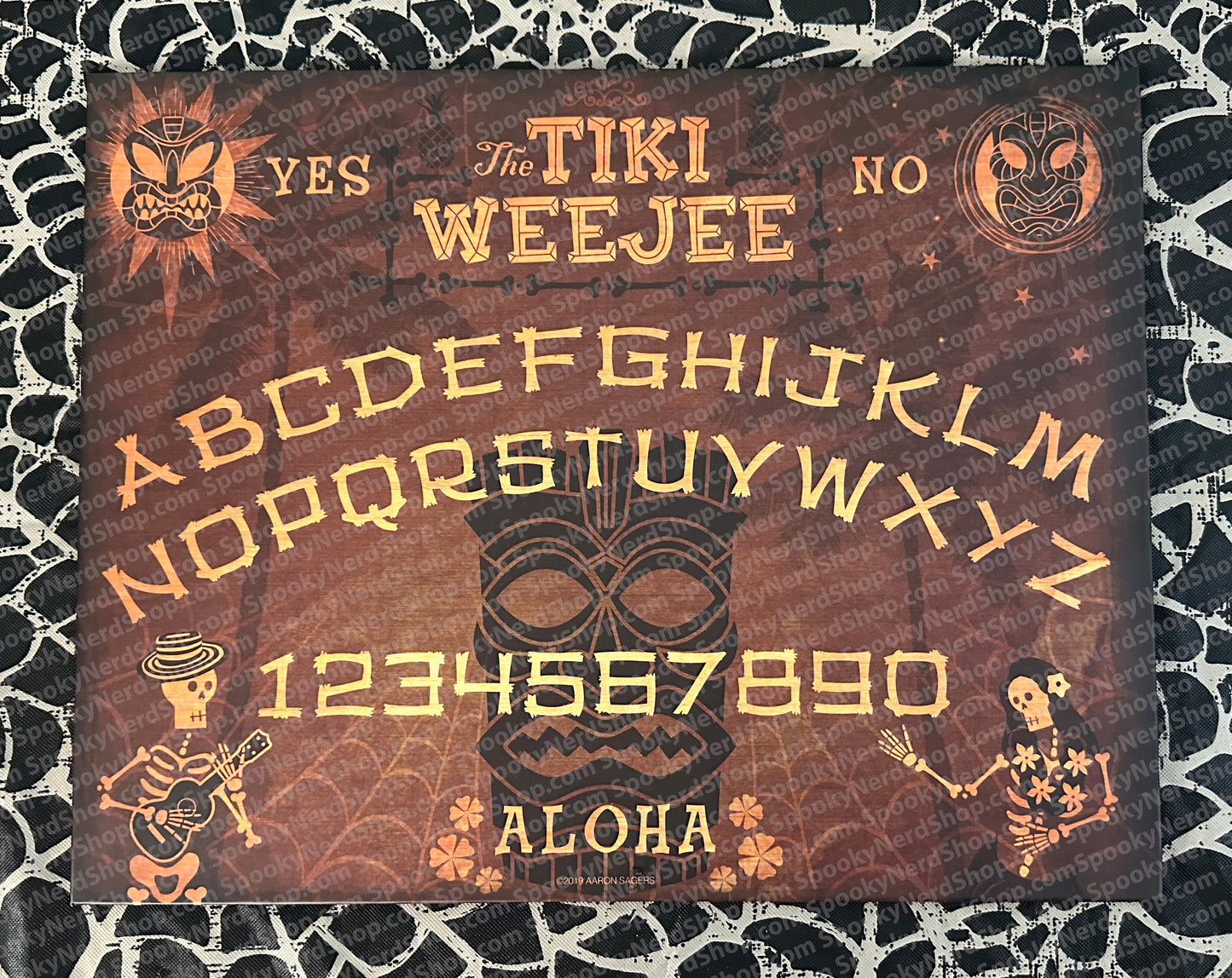 Tiki Weejee Board with Planchette