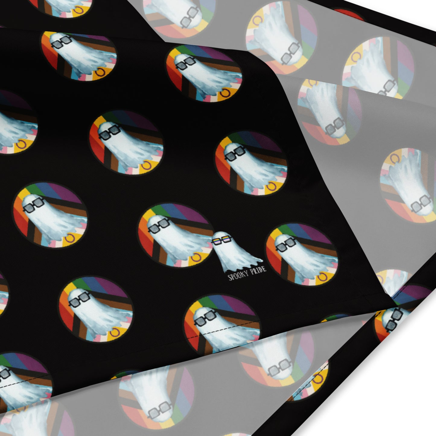 Spooky Pride All-over print bandana (3 Sizes)
