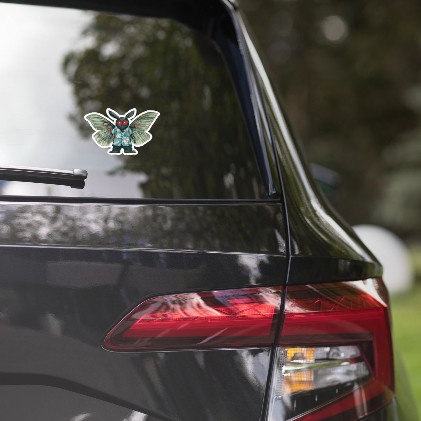 Aloha Mothman Bubble-free stickers