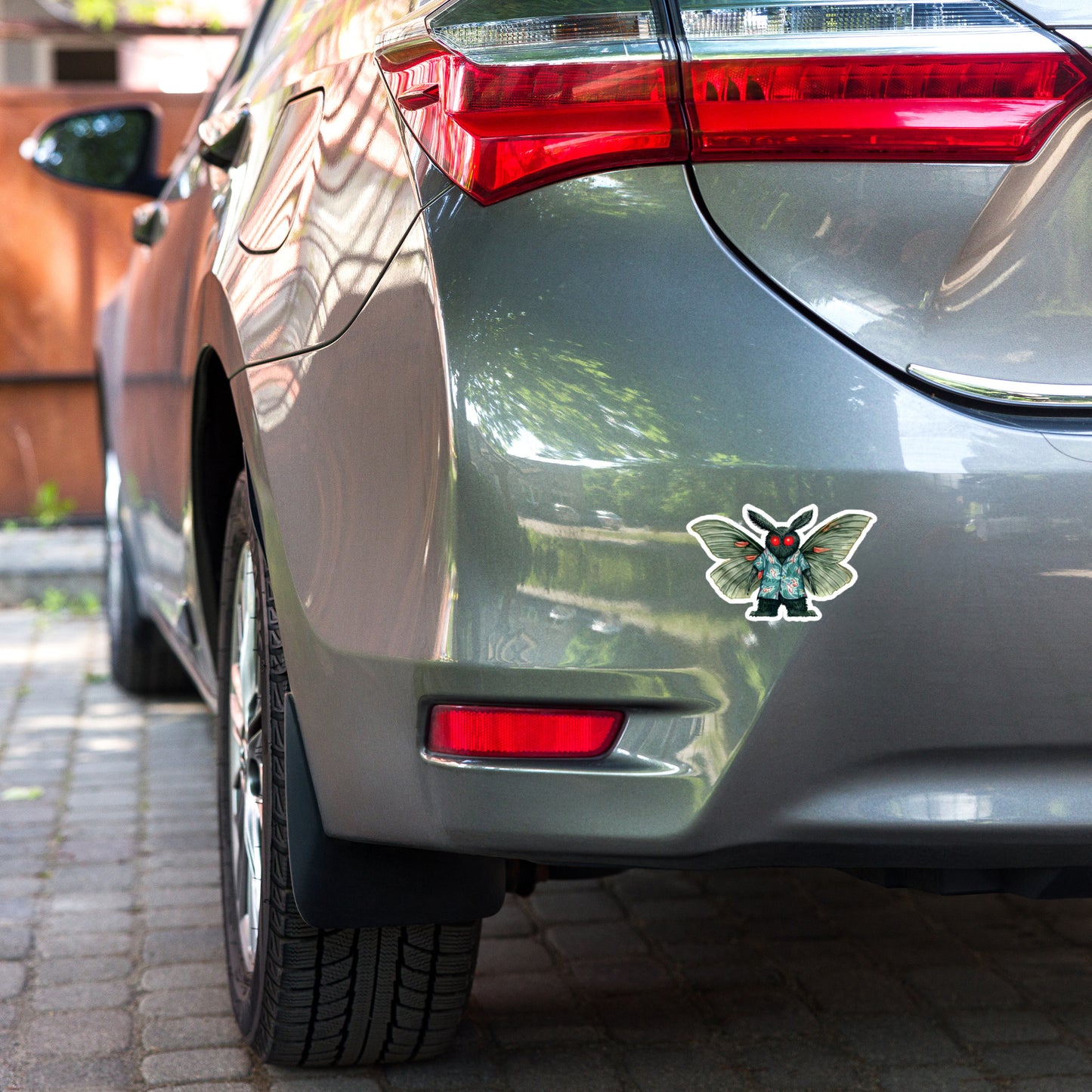 Aloha Mothman Bubble-free stickers