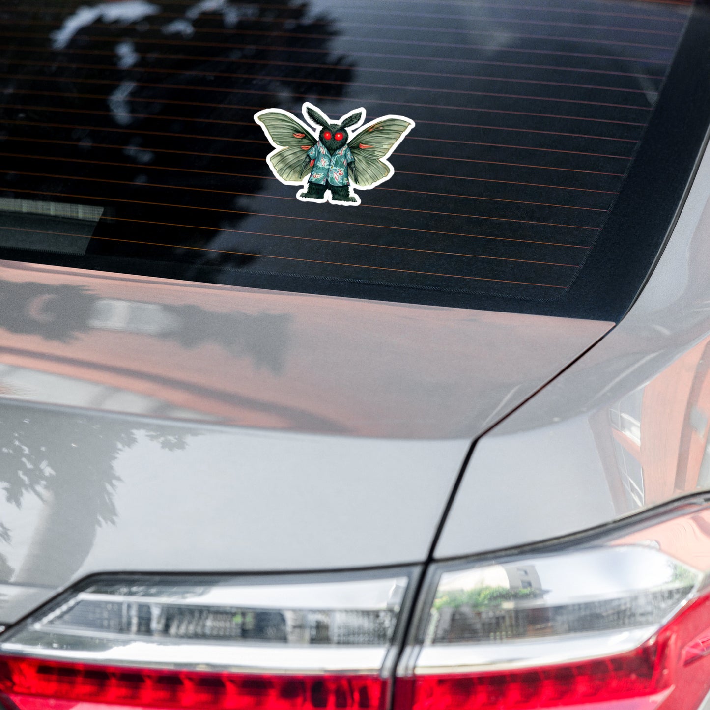 Aloha Mothman Bubble-free stickers