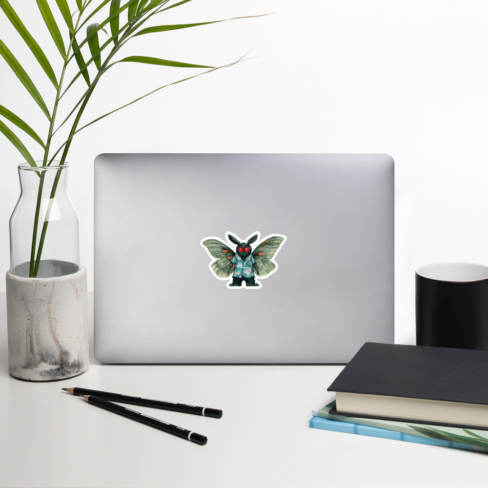 Aloha Mothman Bubble-free stickers