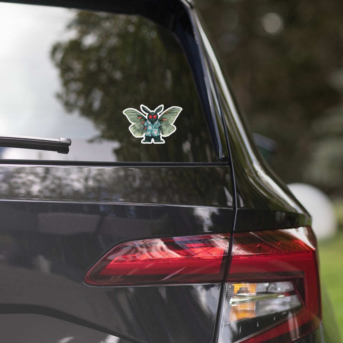 Aloha Mothman Bubble-free stickers