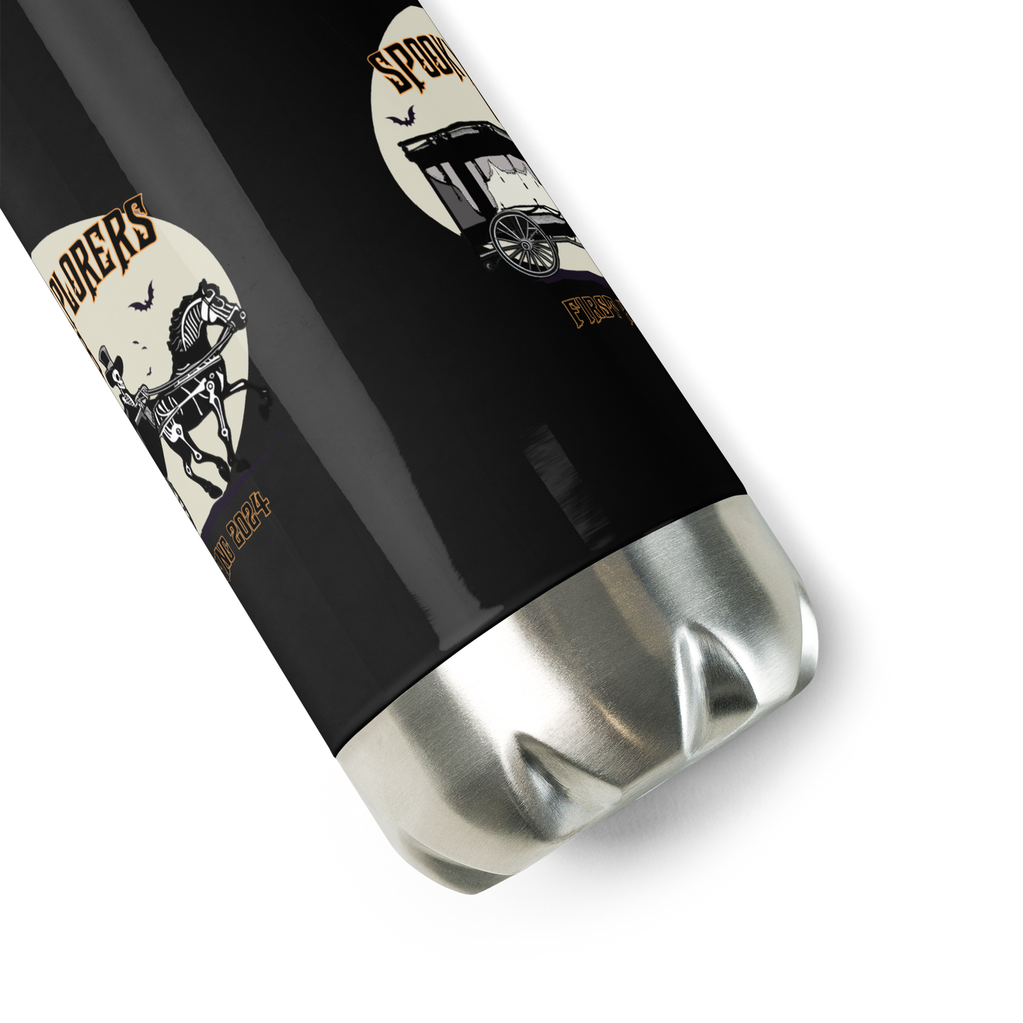 Spooky Explorers Club First Haunting Stainless steel water bottle