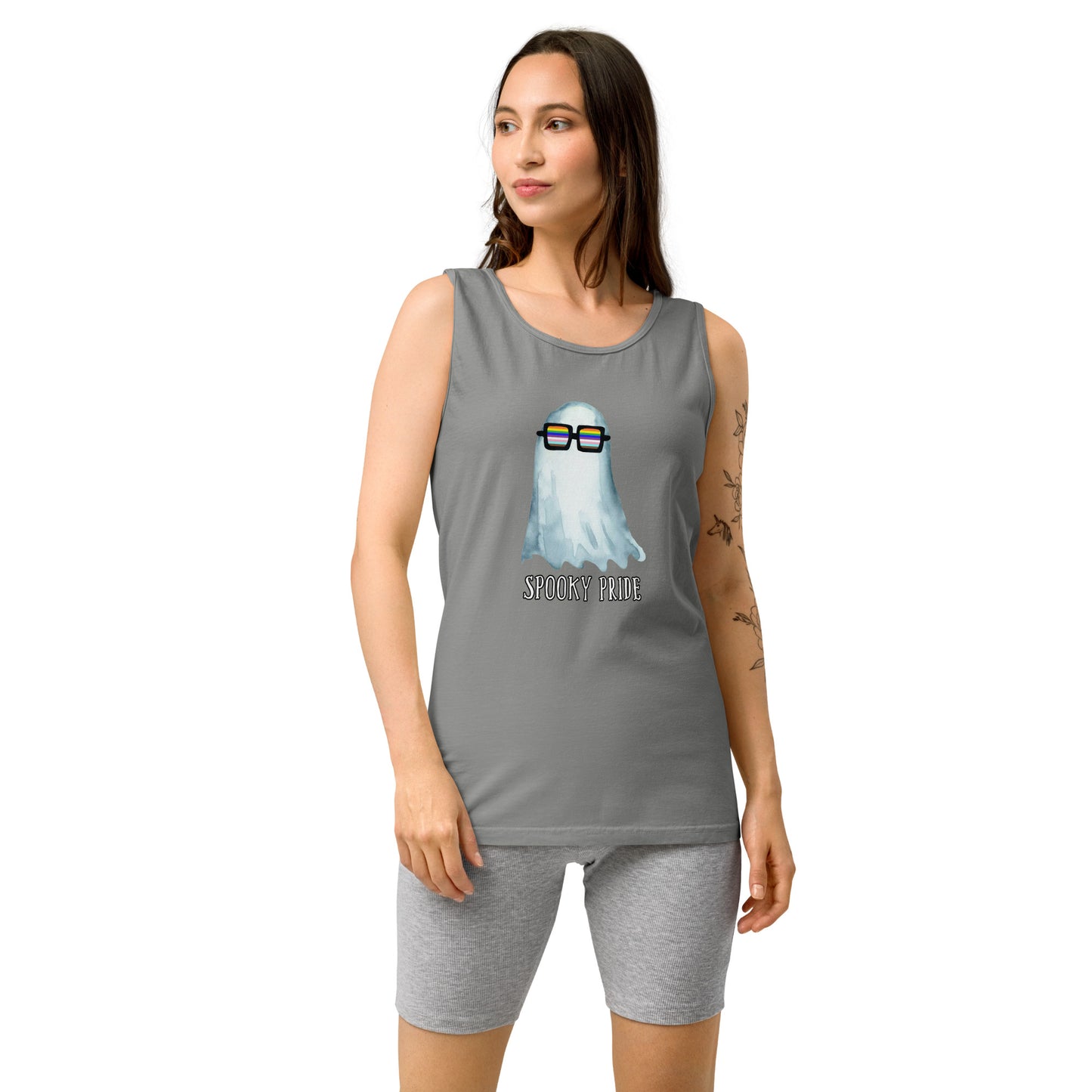 Spooky Pride Unisex garment-dyed tank top