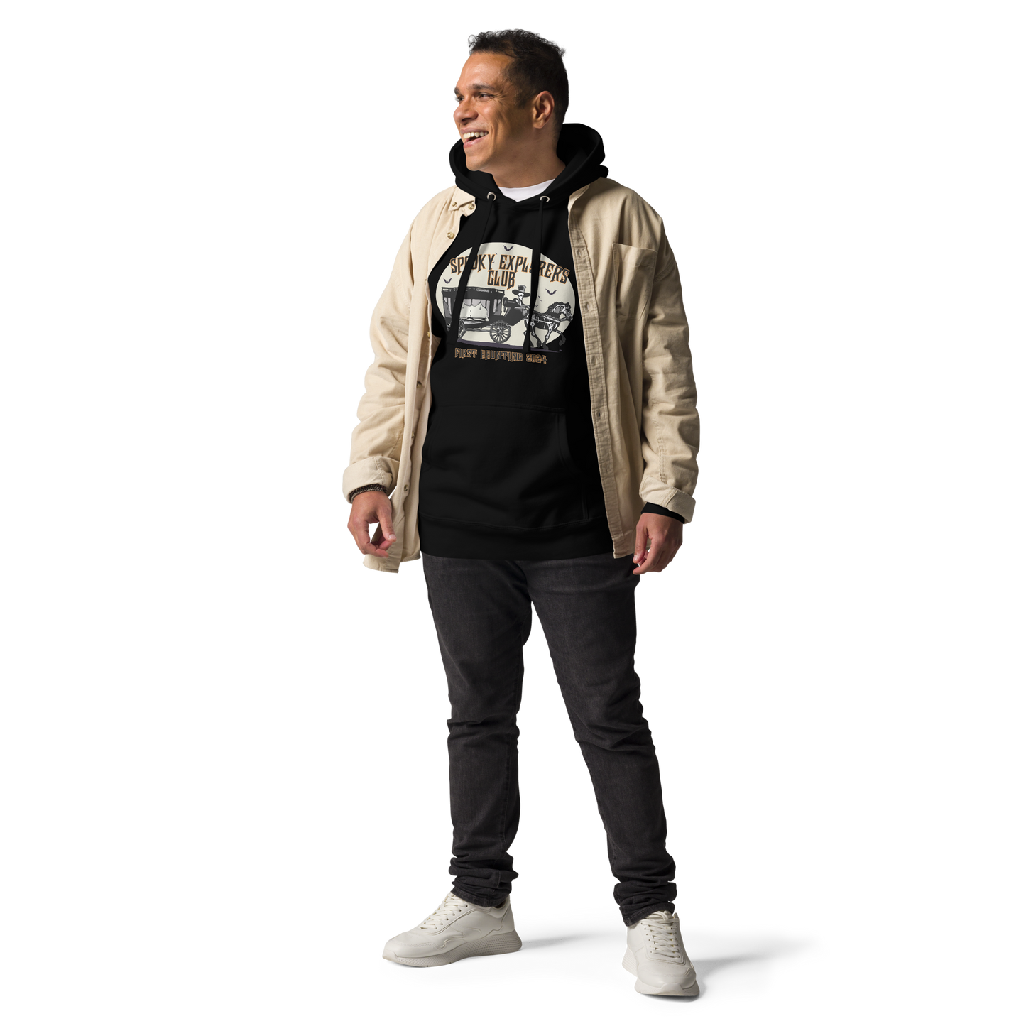 Spooky Explorers Club First Haunting Unisex Hoodie