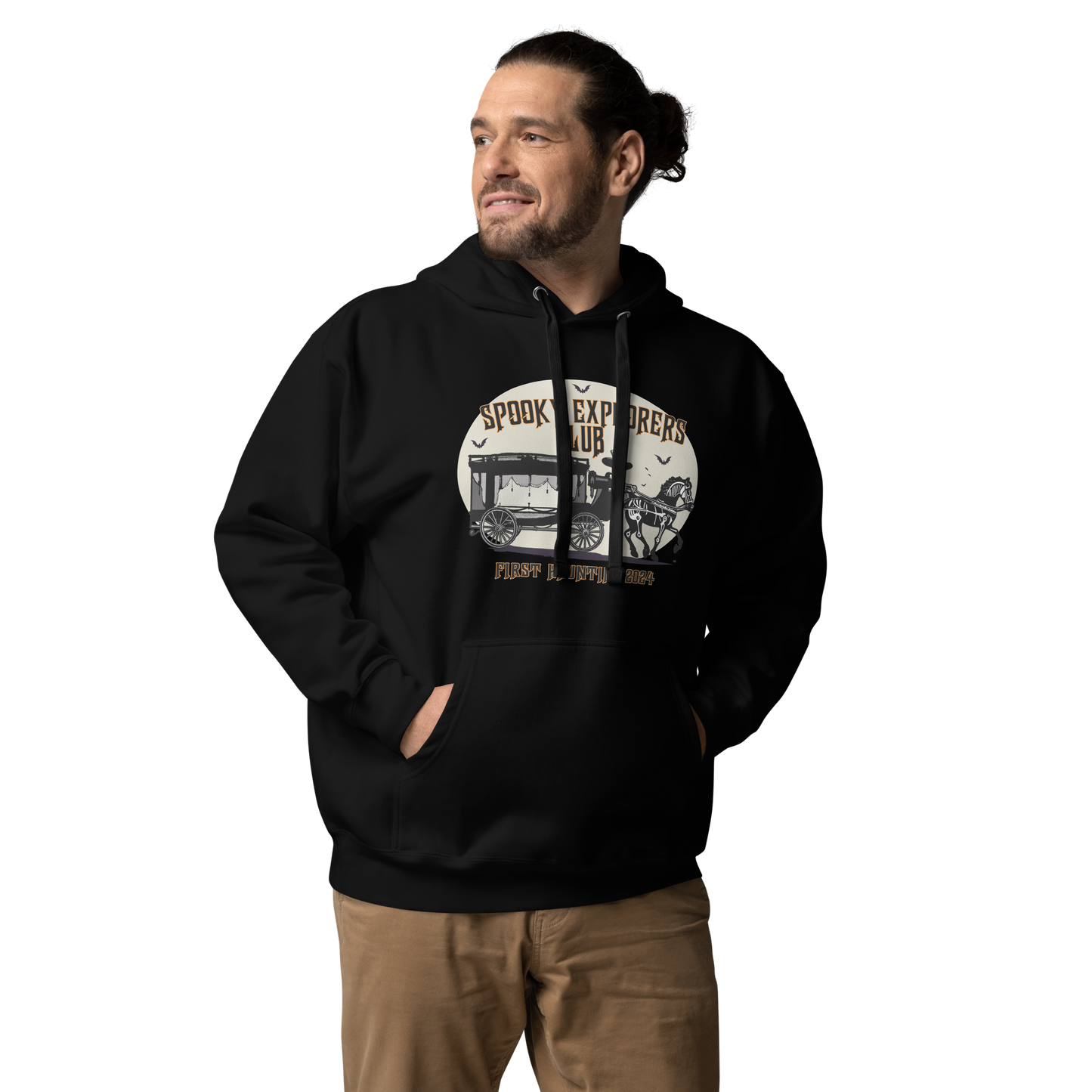Spooky Explorers Club First Haunting Unisex Hoodie