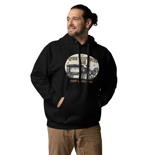 Spooky Explorers Club First Haunting Unisex Hoodie