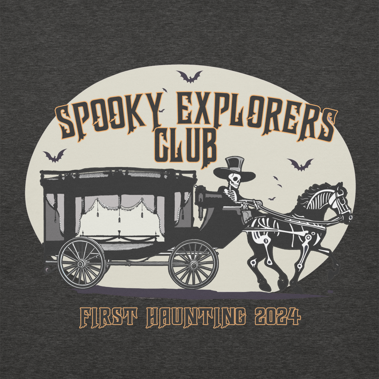 Spooky Explorers Club First Haunting Unisex Hoodie