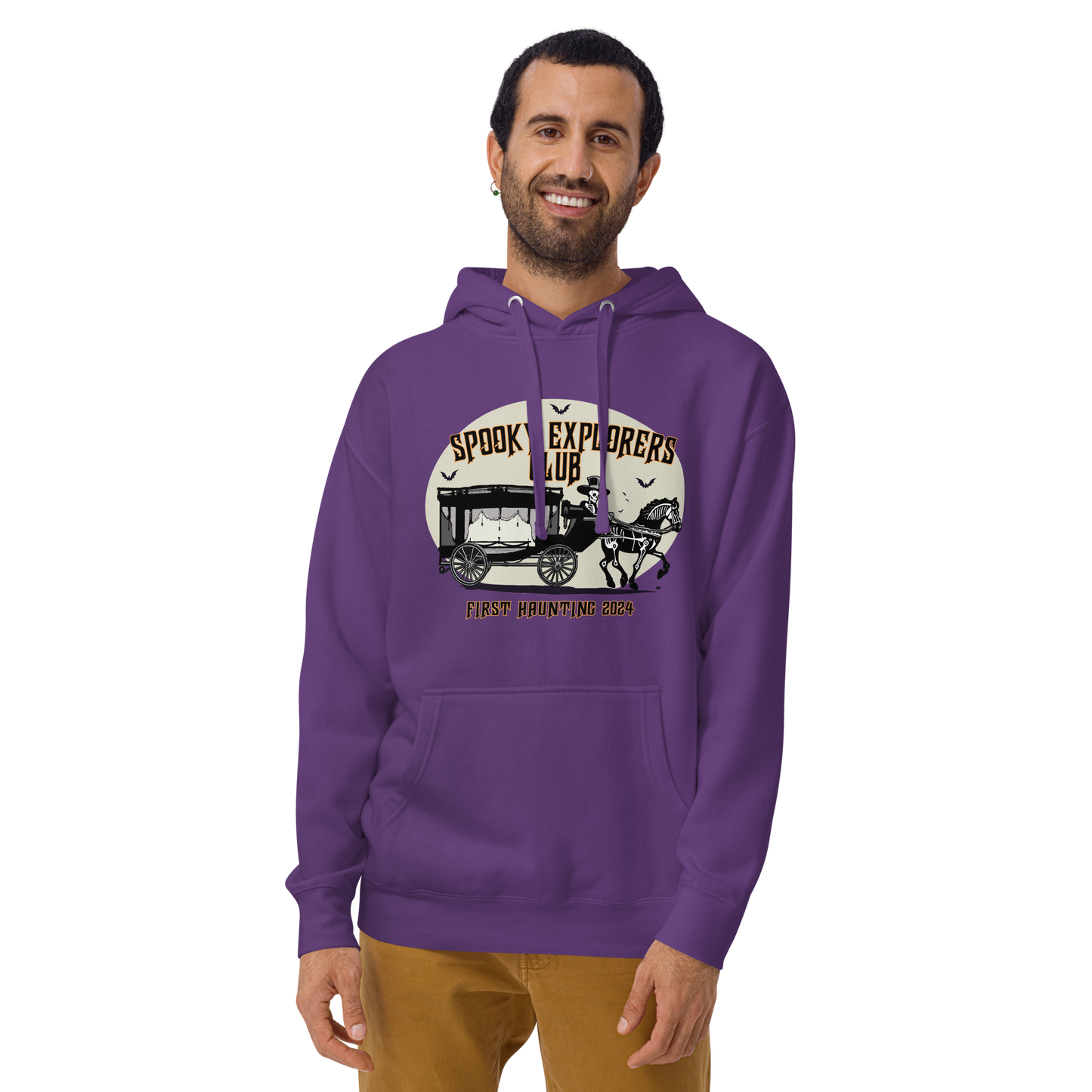 Spooky Explorers Club First Haunting Unisex Hoodie