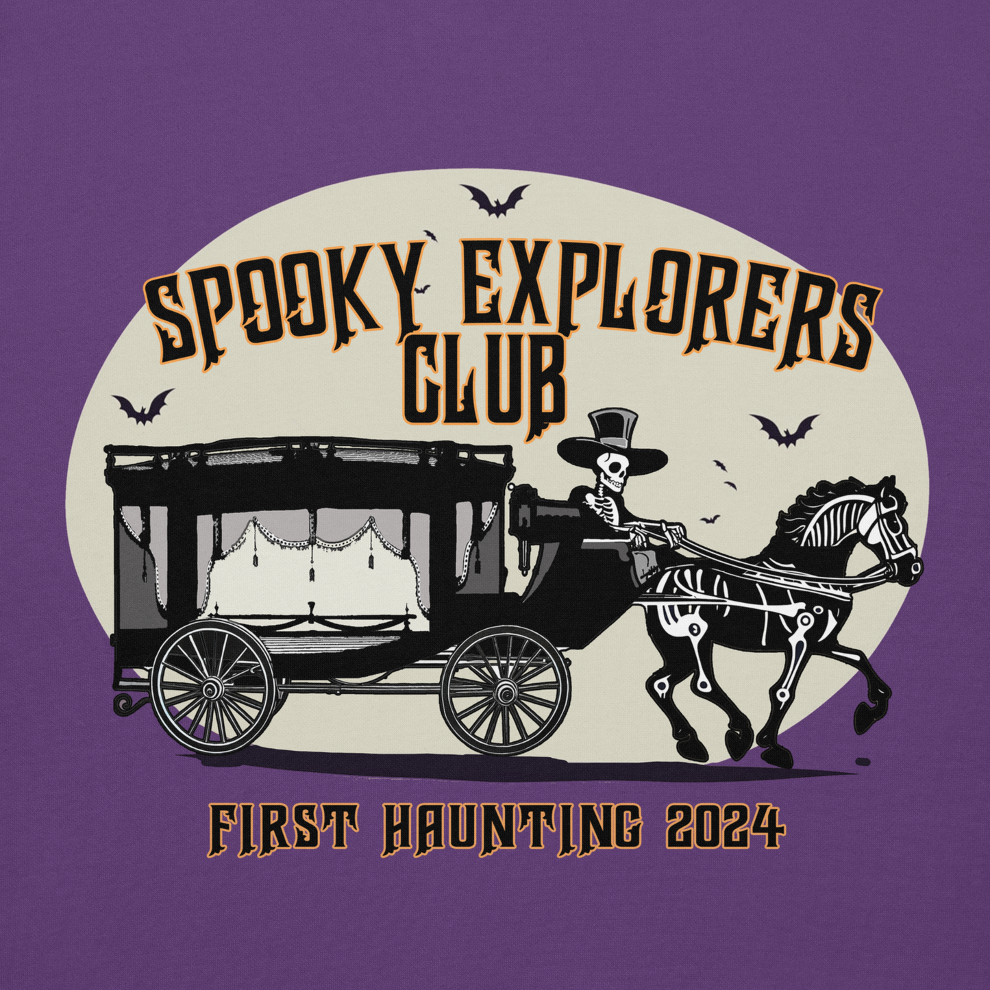 Spooky Explorers Club First Haunting Unisex Hoodie