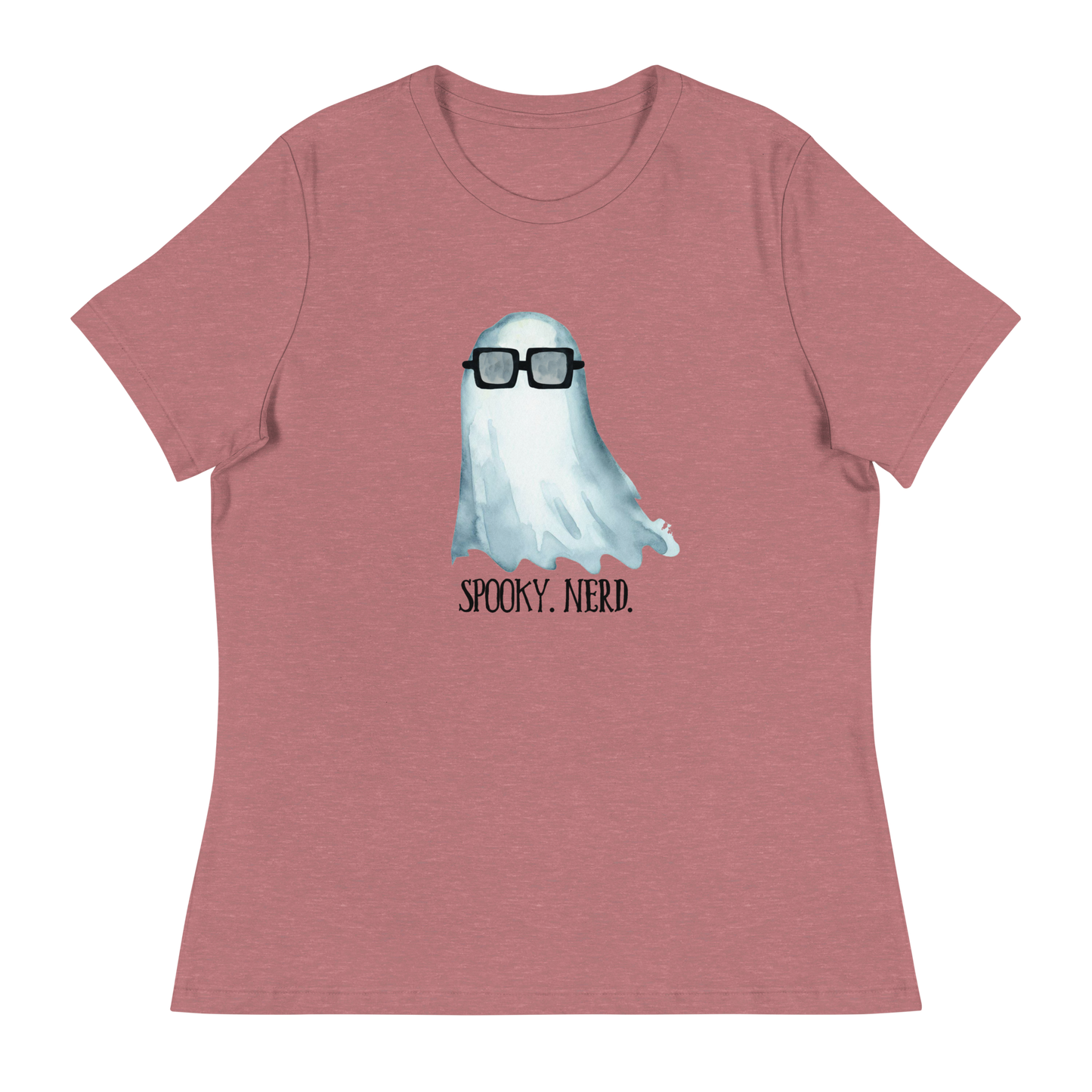 Spooky Nerd Women's Relaxed T-Shirt (black text)