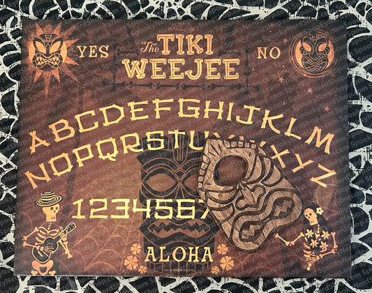 Tiki Weejee Board with Planchette
