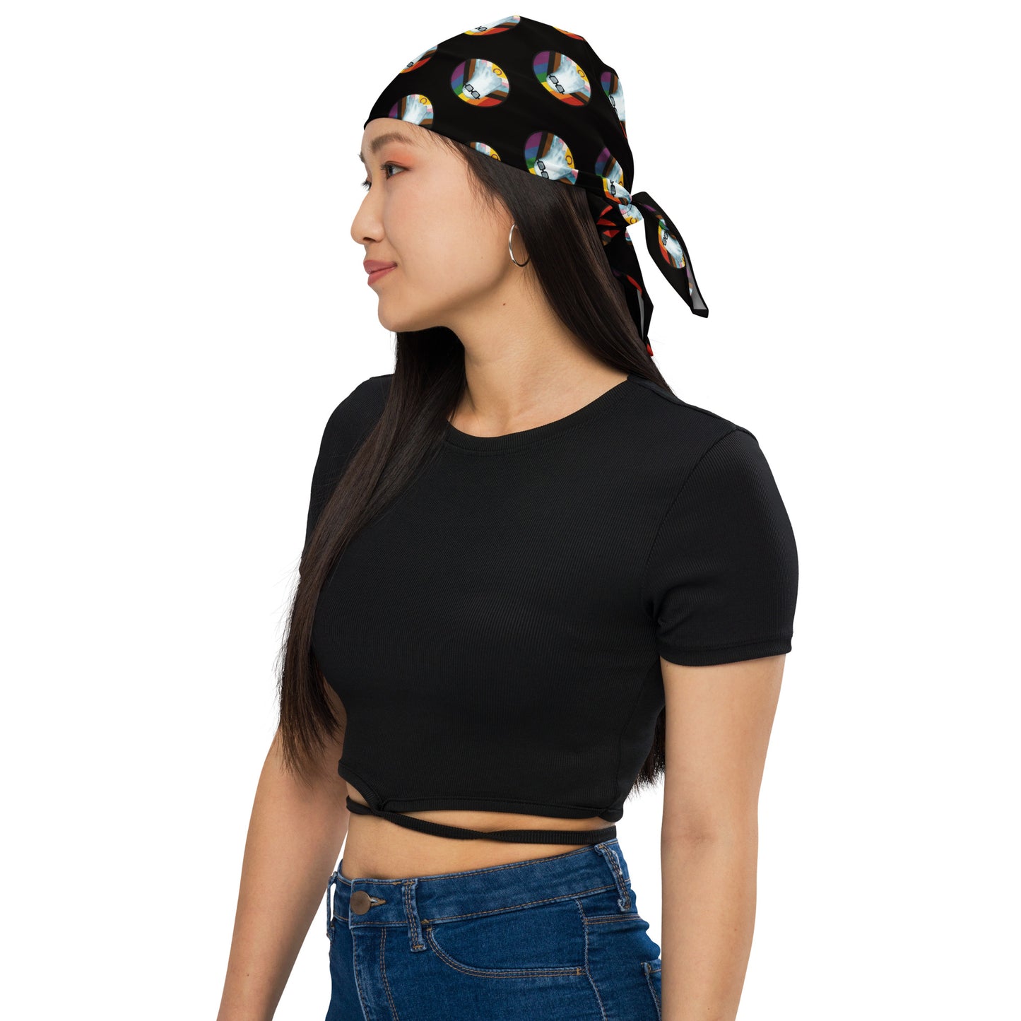Spooky Pride All-over print bandana (3 Sizes)