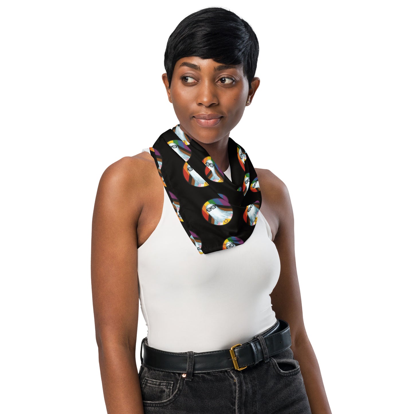 Spooky Pride All-over print bandana (3 Sizes)