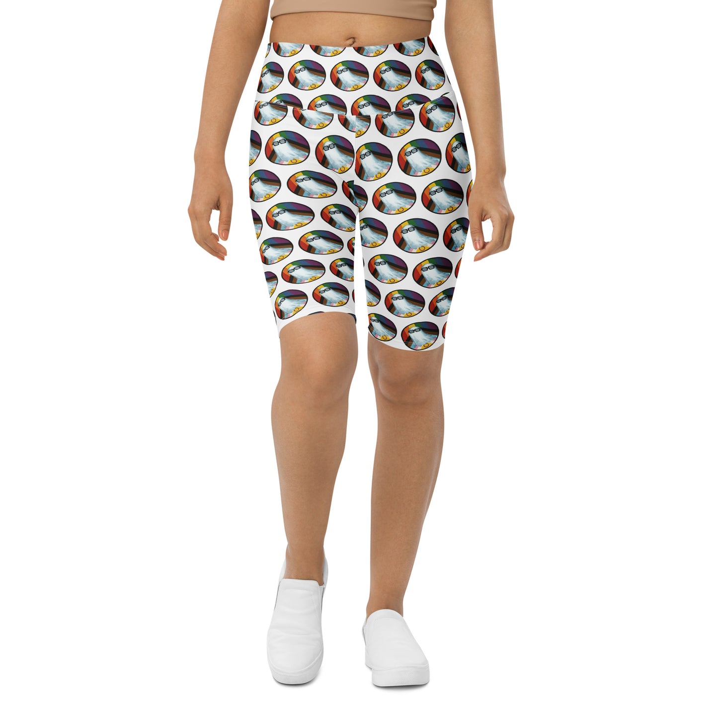 Spooky Pride Biker Shorts