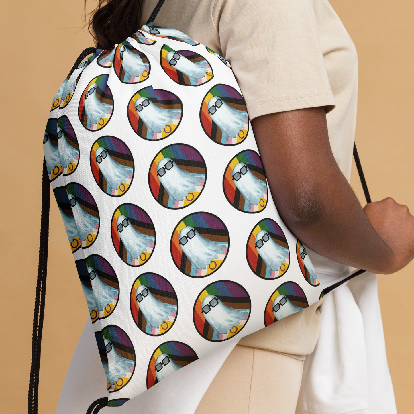 Spooky Pride Drawstring bag