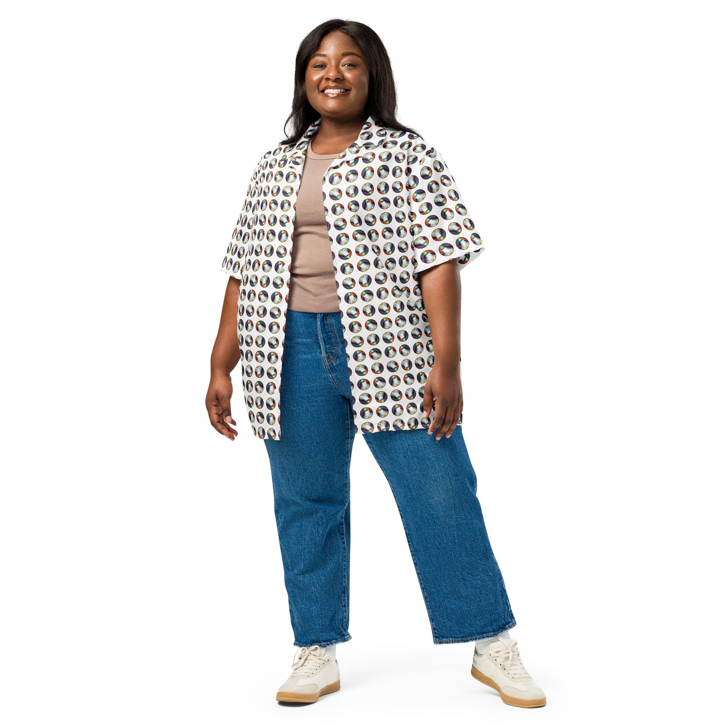 Spooky Pride Unisex Aloha Shirt