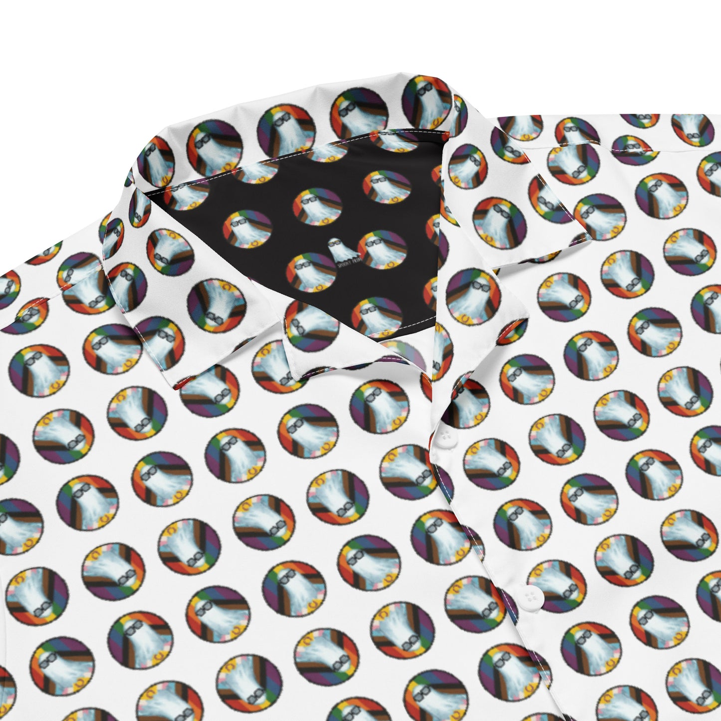 Spooky Pride Unisex Aloha Shirt