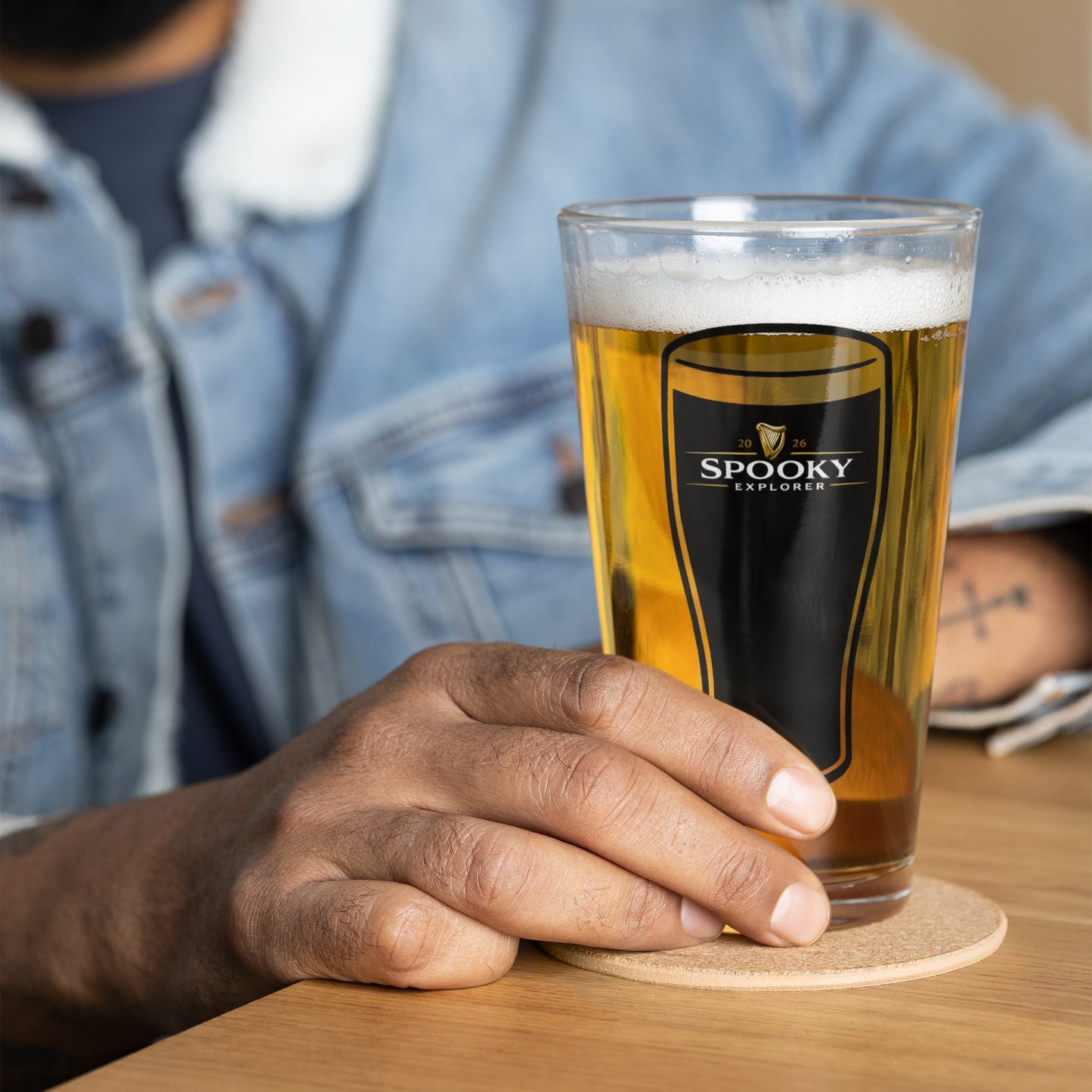 Ireland Unseen two-sided pint glass