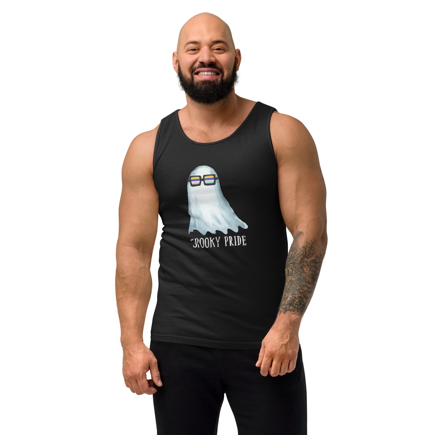 Spooky Pride Unisex garment-dyed tank top