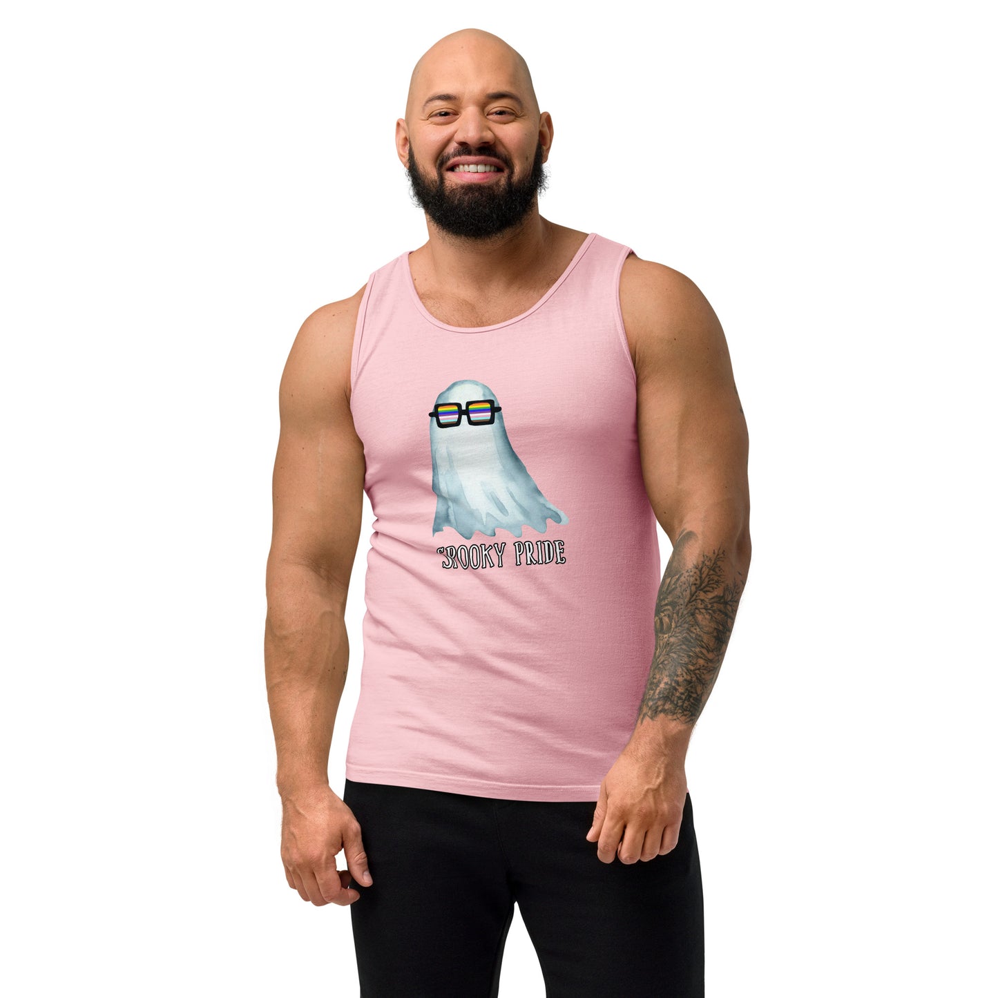 Spooky Pride Unisex garment-dyed tank top