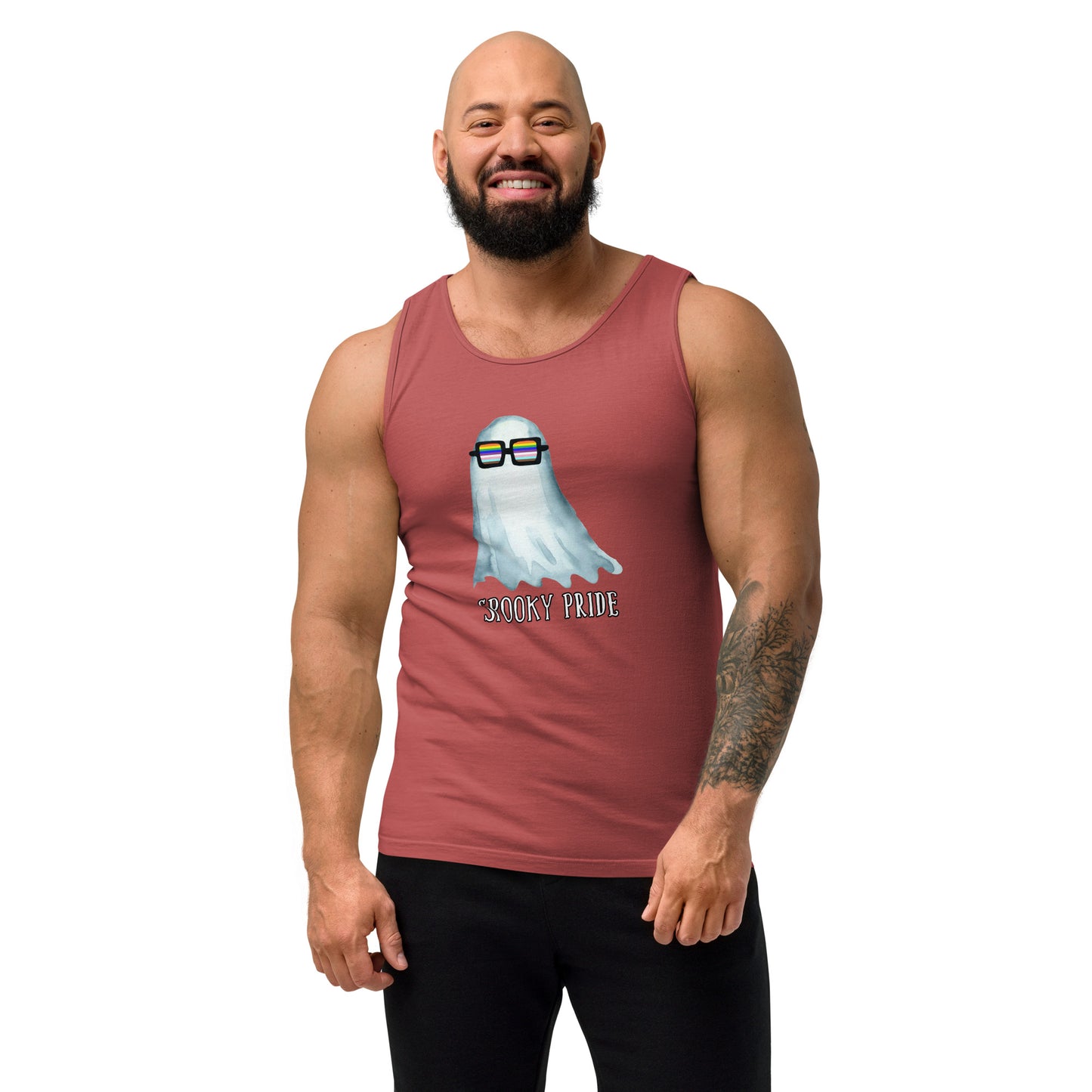Spooky Pride Unisex garment-dyed tank top