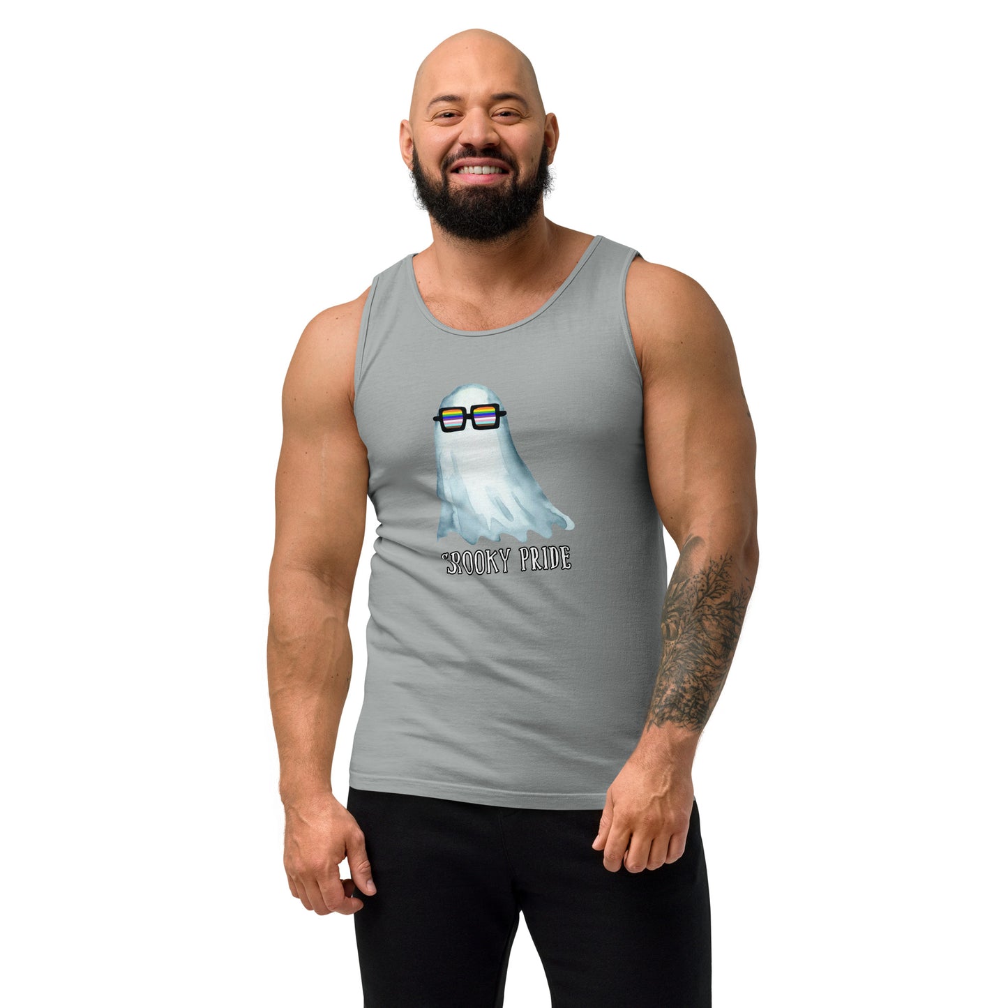 Spooky Pride Unisex garment-dyed tank top