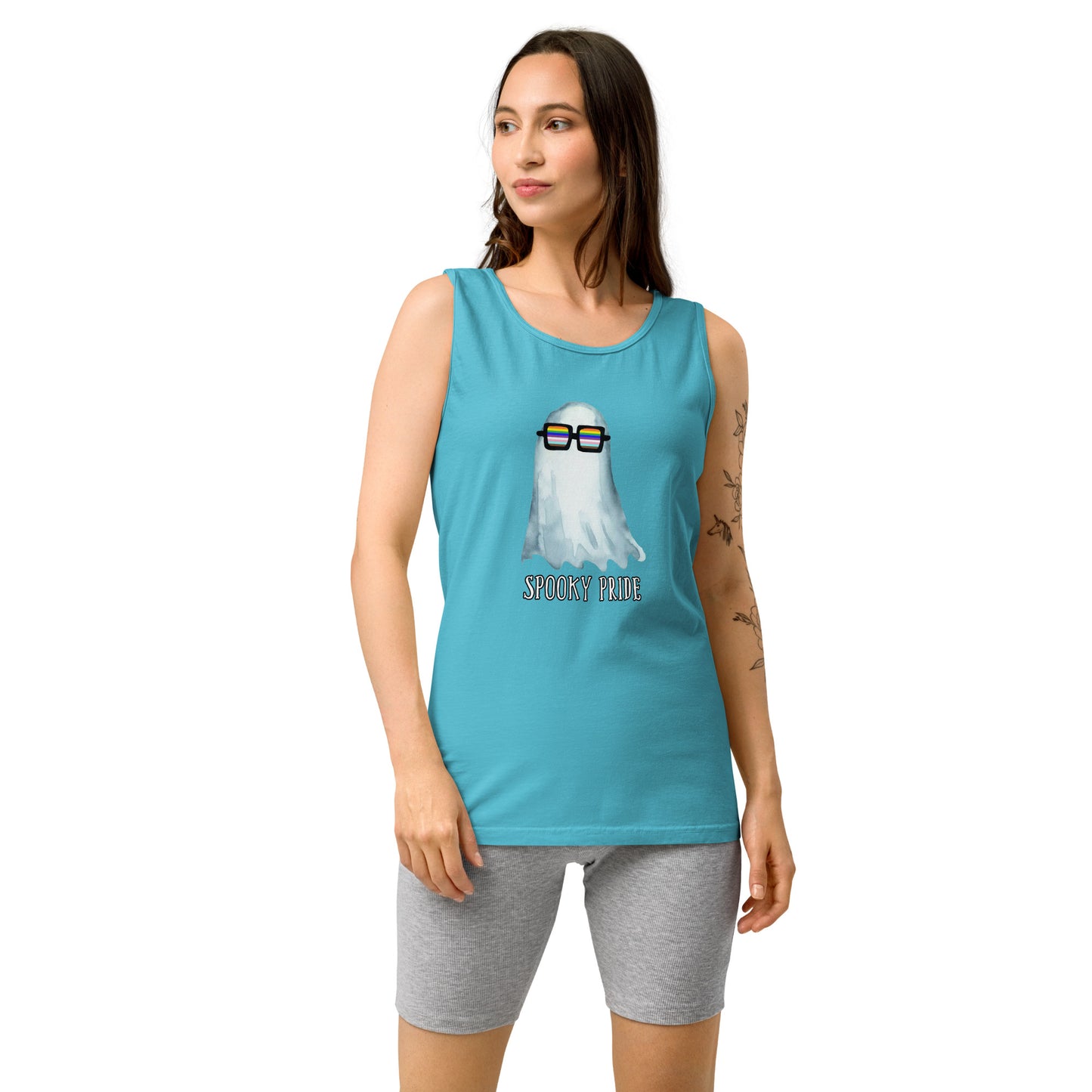 Spooky Pride Unisex garment-dyed tank top