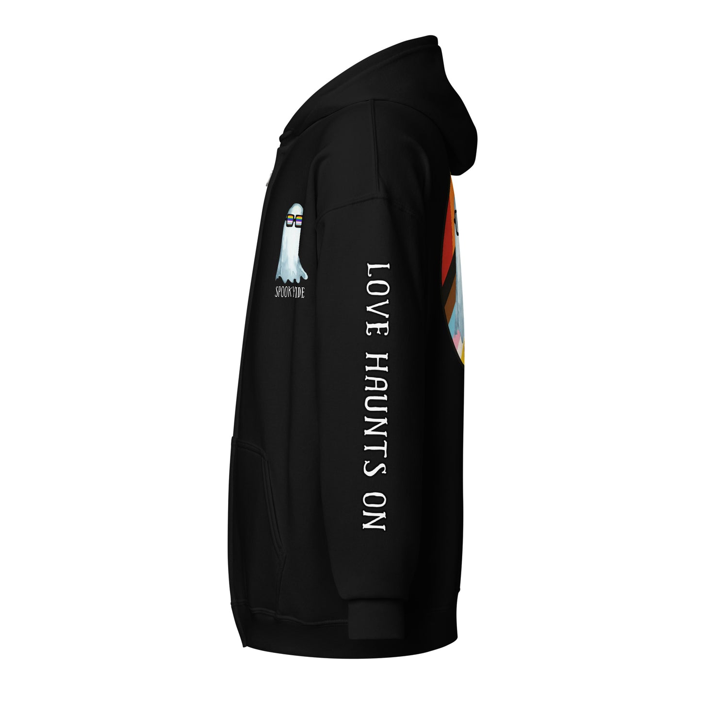 Spooky Pride Deluxe Unisex heavy blend zip hoodie