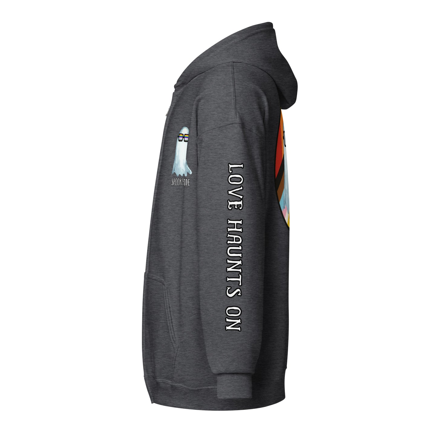 Spooky Pride Deluxe Unisex heavy blend zip hoodie