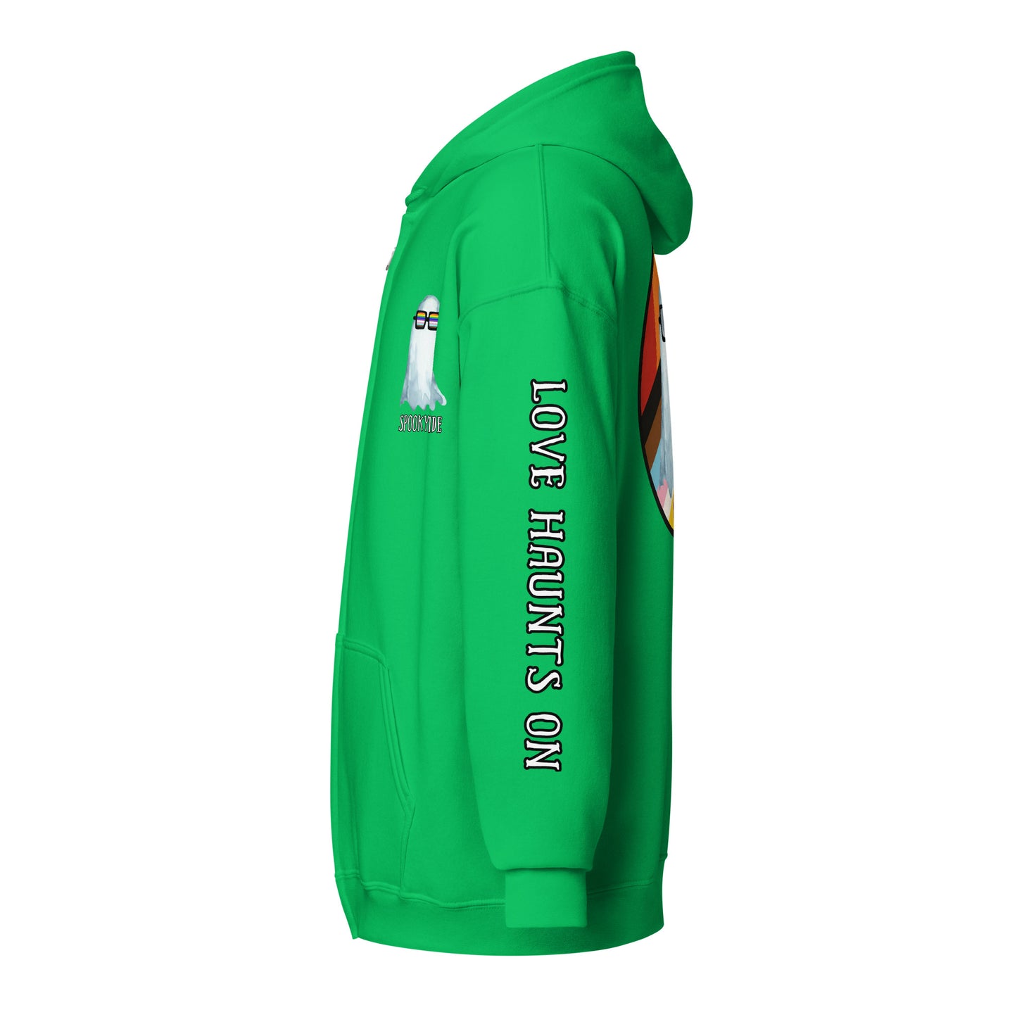 Spooky Pride Deluxe Unisex heavy blend zip hoodie