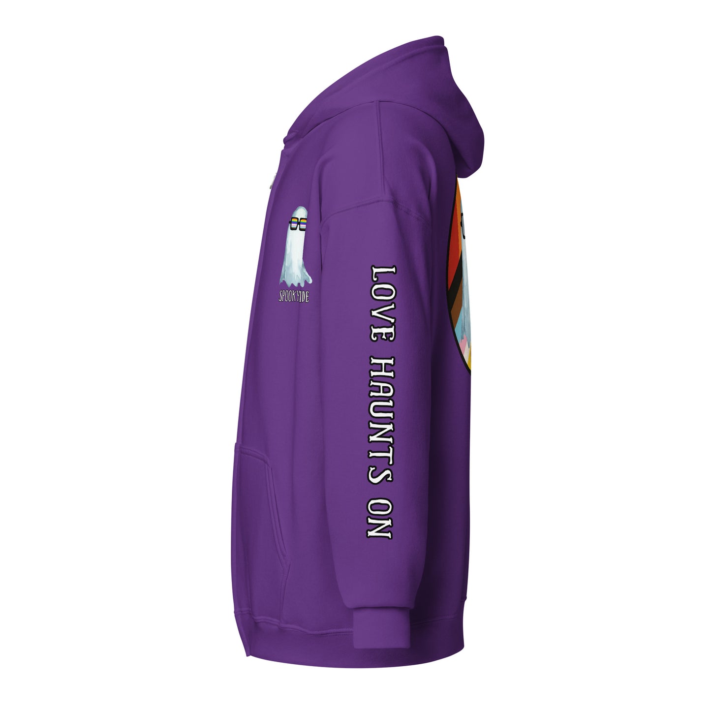 Spooky Pride Deluxe Unisex heavy blend zip hoodie