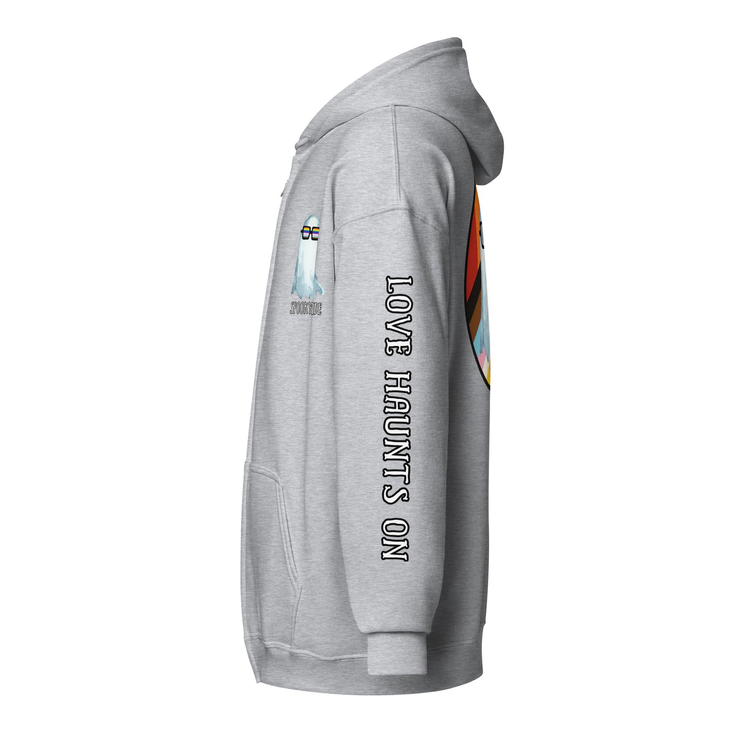 Spooky Pride Deluxe Unisex heavy blend zip hoodie