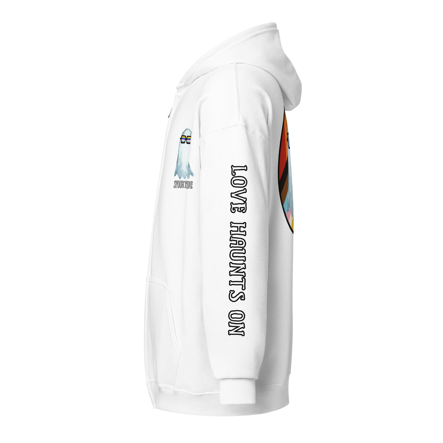 Spooky Pride Deluxe Unisex heavy blend zip hoodie