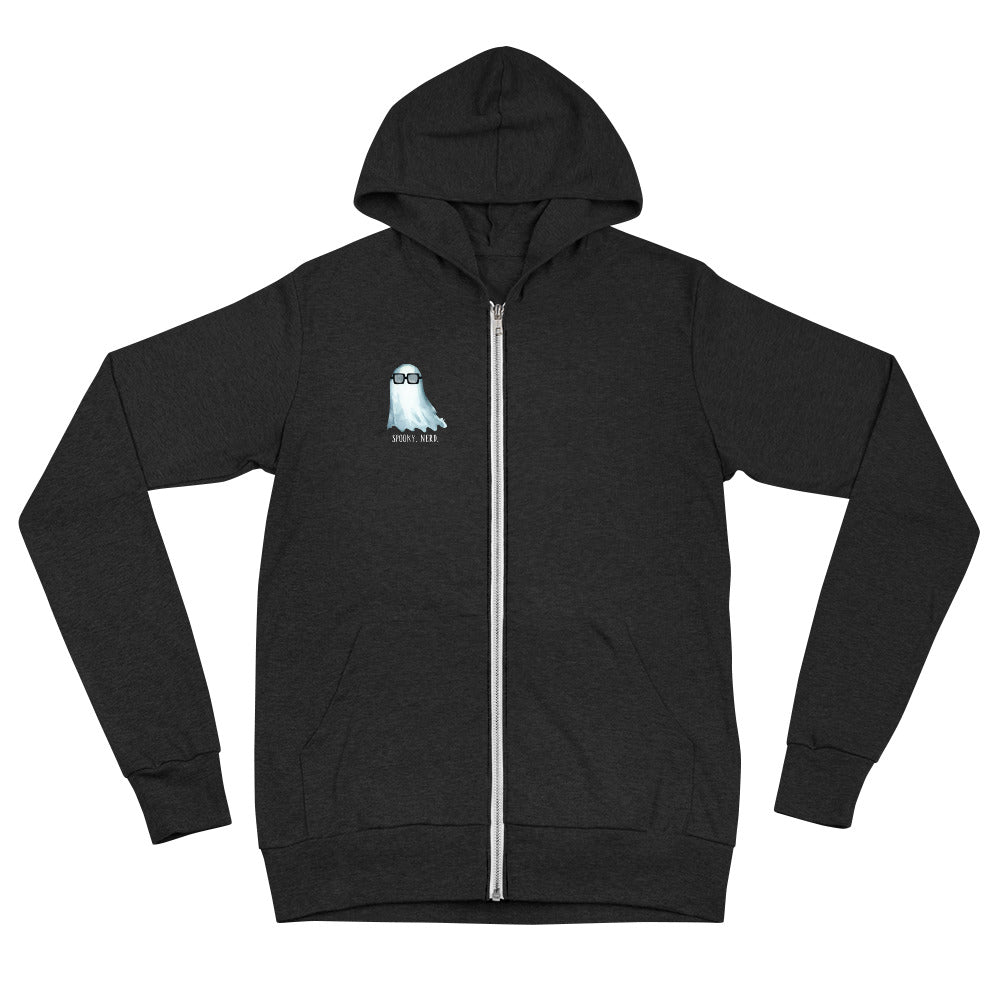 Spooky Nerd Unisex zip hoodie