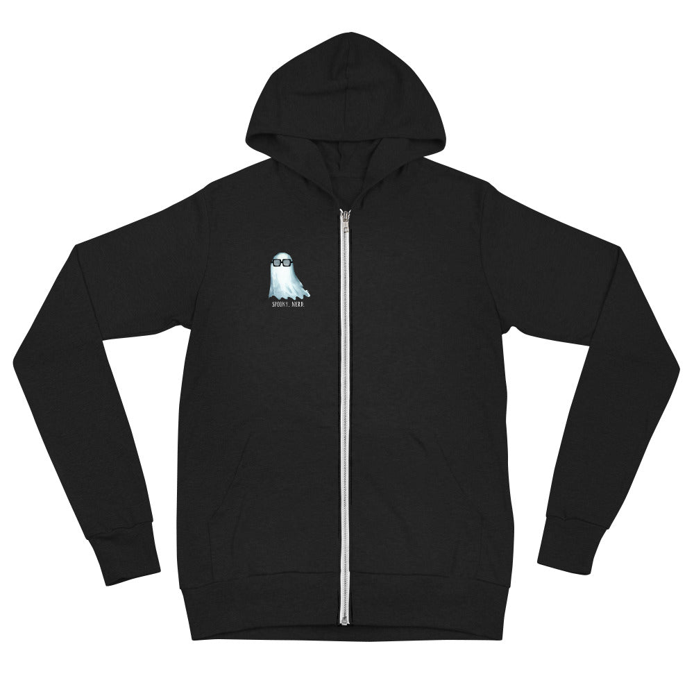 Spooky Nerd Unisex zip hoodie
