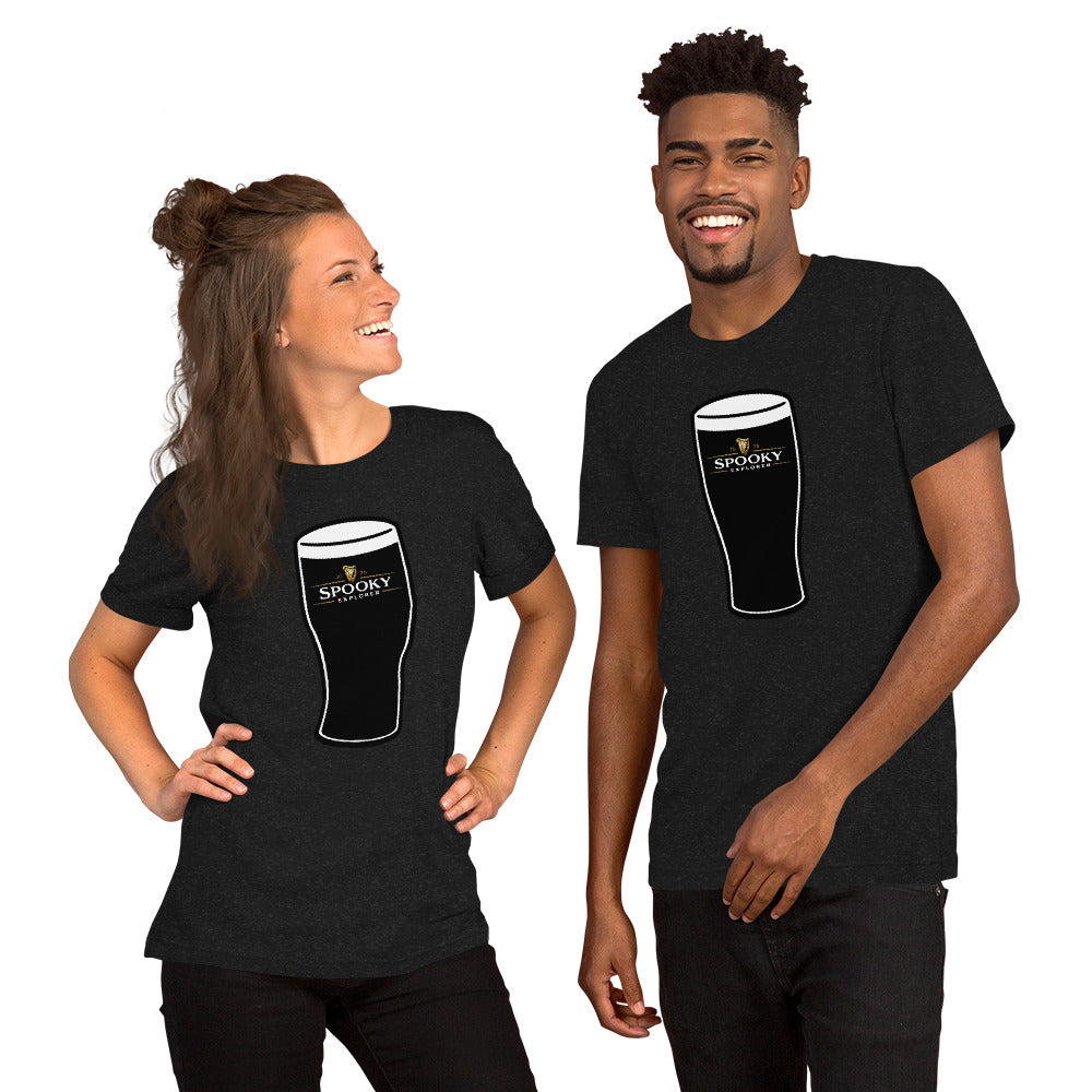 Spooky Explorer Irish Pint Unisex t-shirt