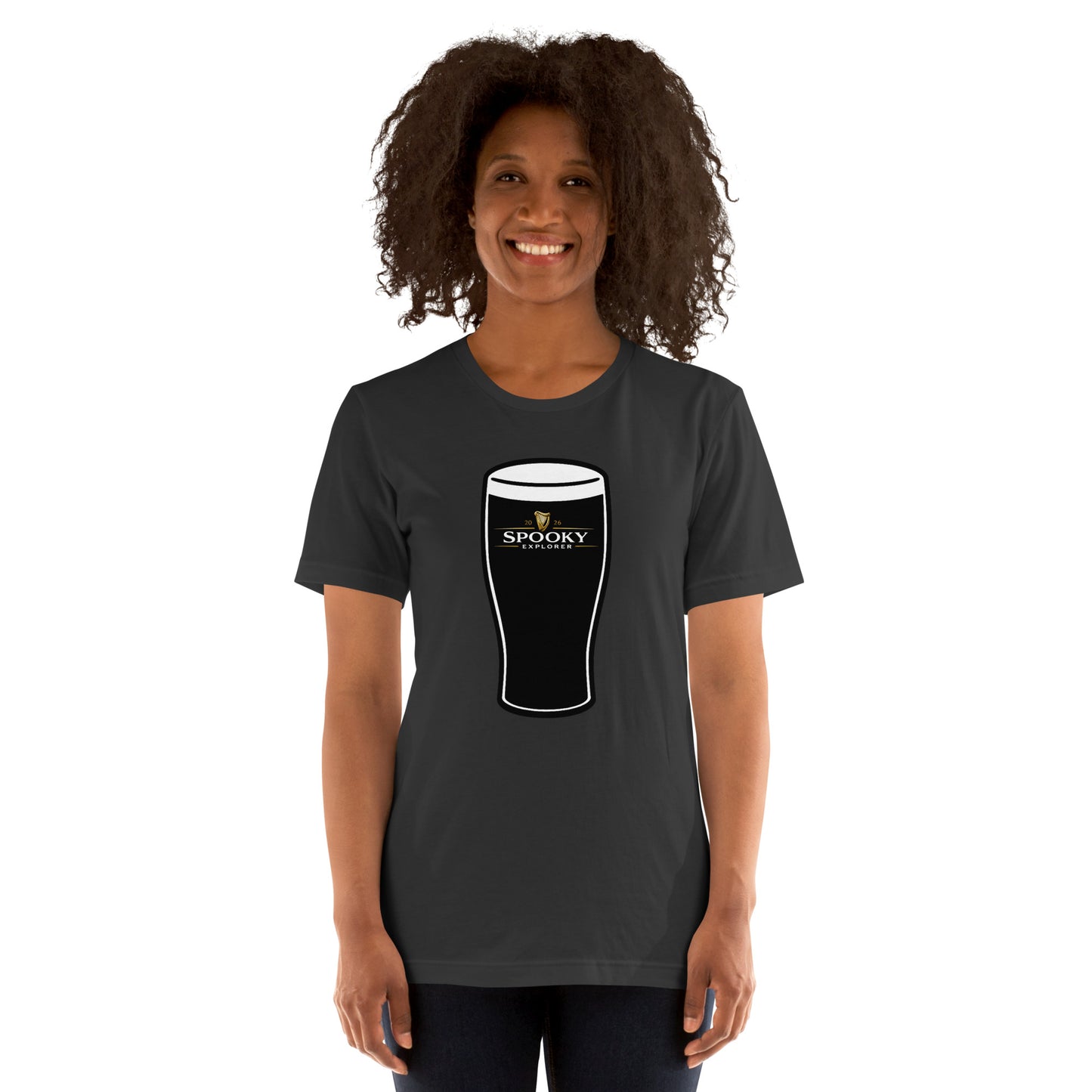 Spooky Explorer Irish Pint Unisex t-shirt