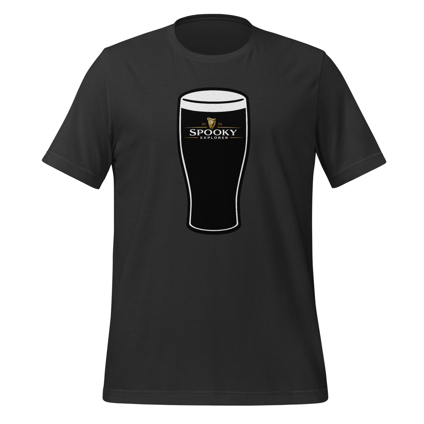 Spooky Explorer Irish Pint Unisex t-shirt