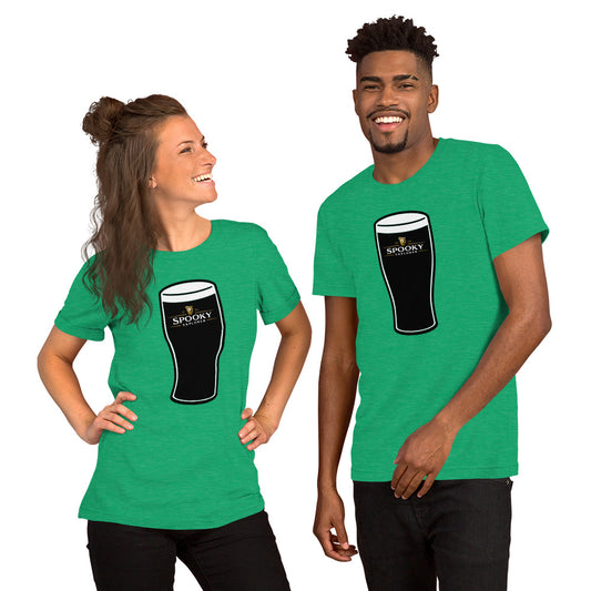 Spooky Explorer Irish Pint Unisex t-shirt
