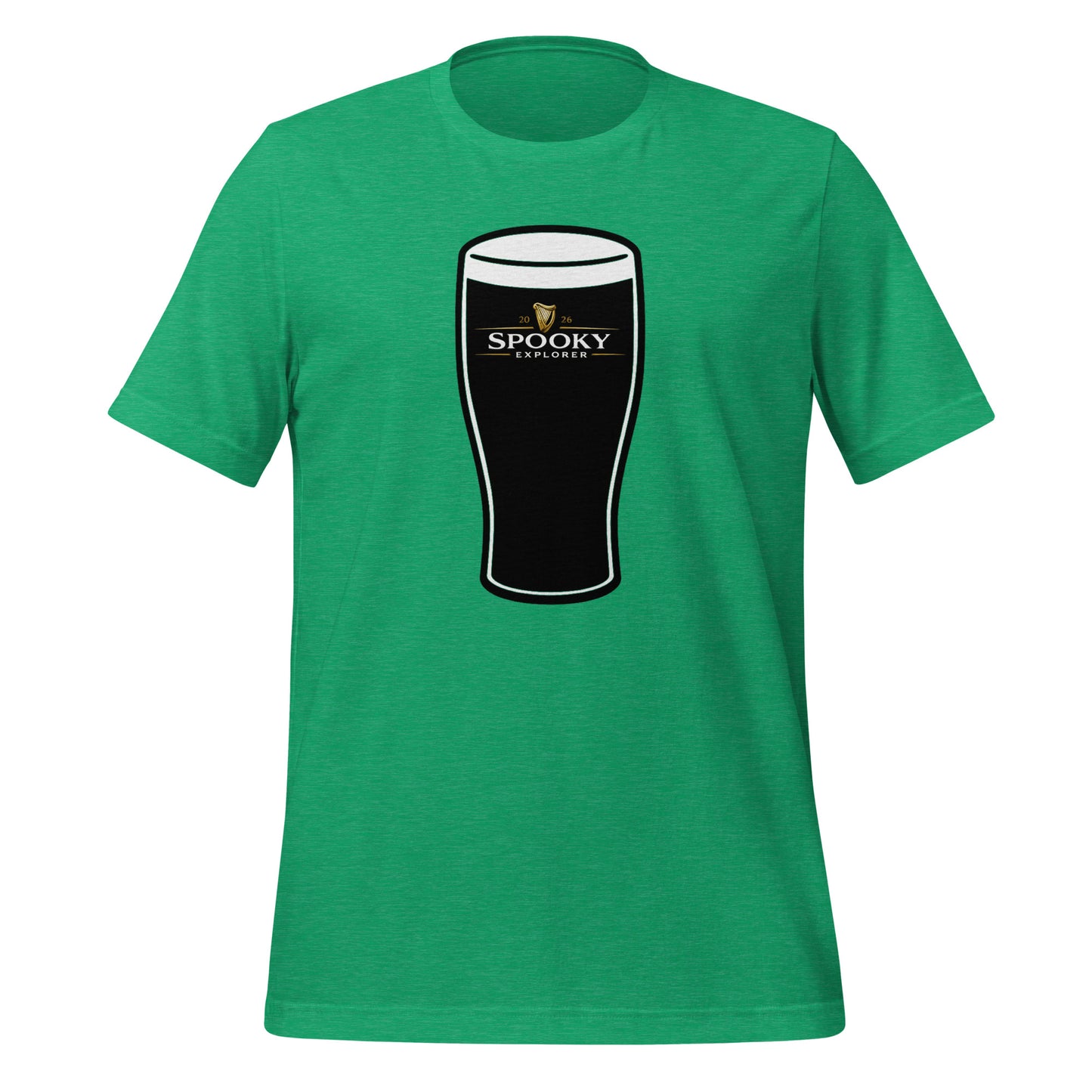 Spooky Explorer Irish Pint Unisex t-shirt