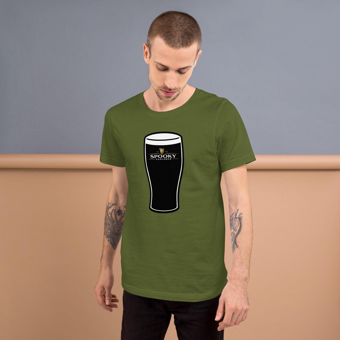 Spooky Explorer Irish Pint Unisex t-shirt