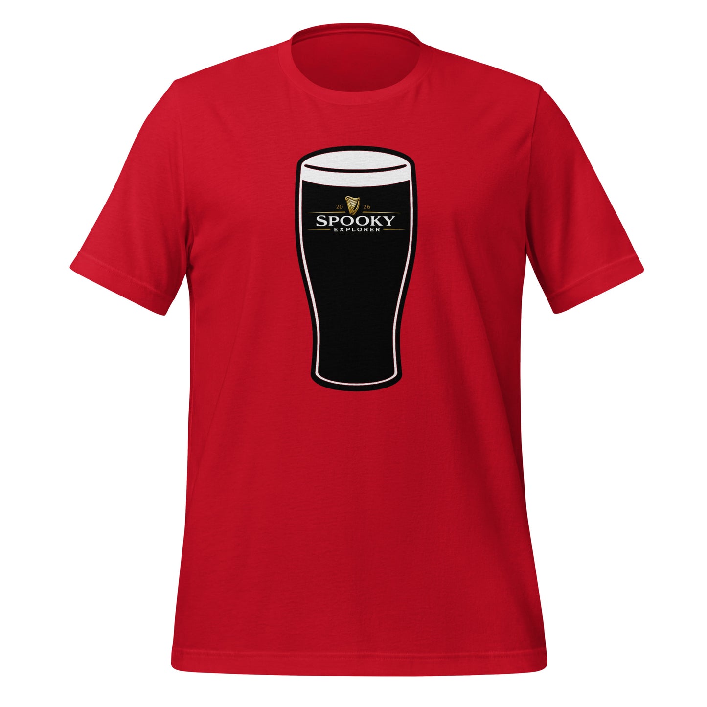 Spooky Explorer Irish Pint Unisex t-shirt