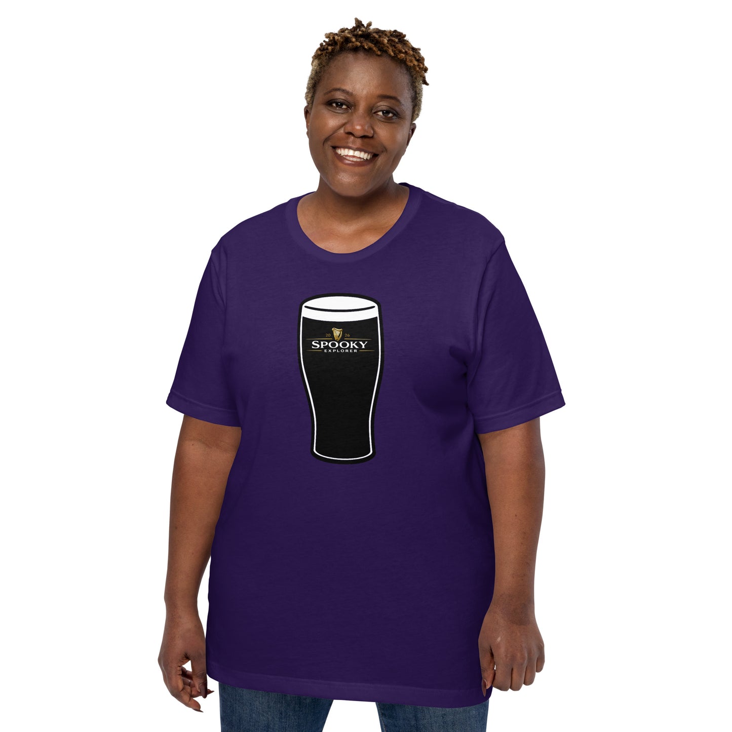 Spooky Explorer Irish Pint Unisex t-shirt