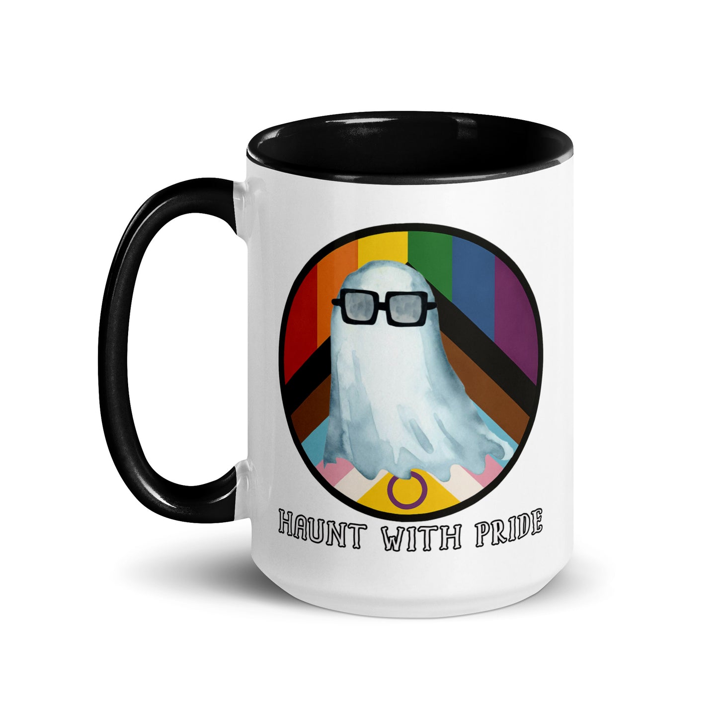 Spooky Pride Two-Sided Mug with Color Inside