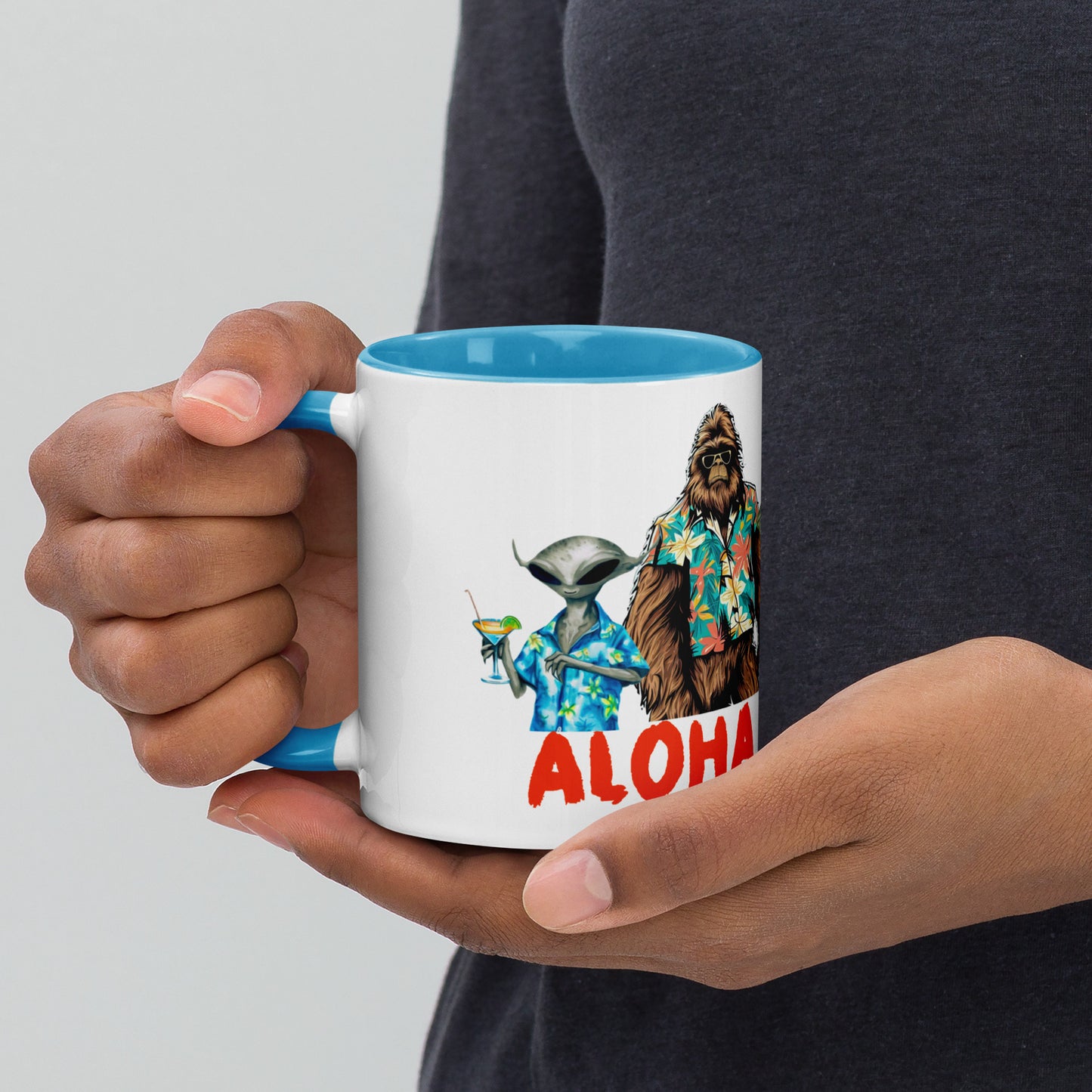 Aloha Weirdos Mug with Color Inside