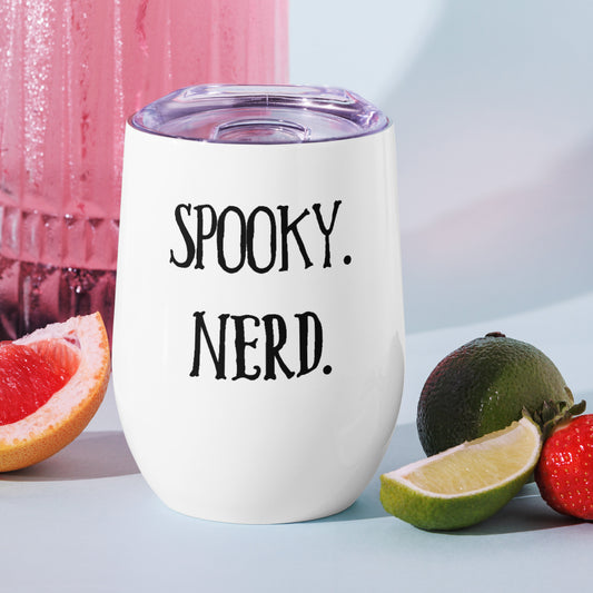 Spooky Nerd Wine tumbler