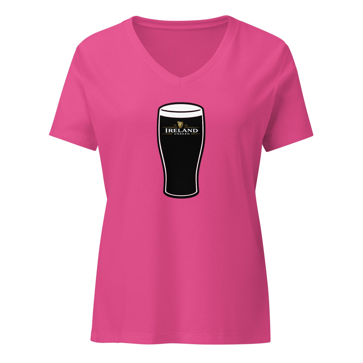 Ireland Unseen women’s relaxed v-neck t-shirt