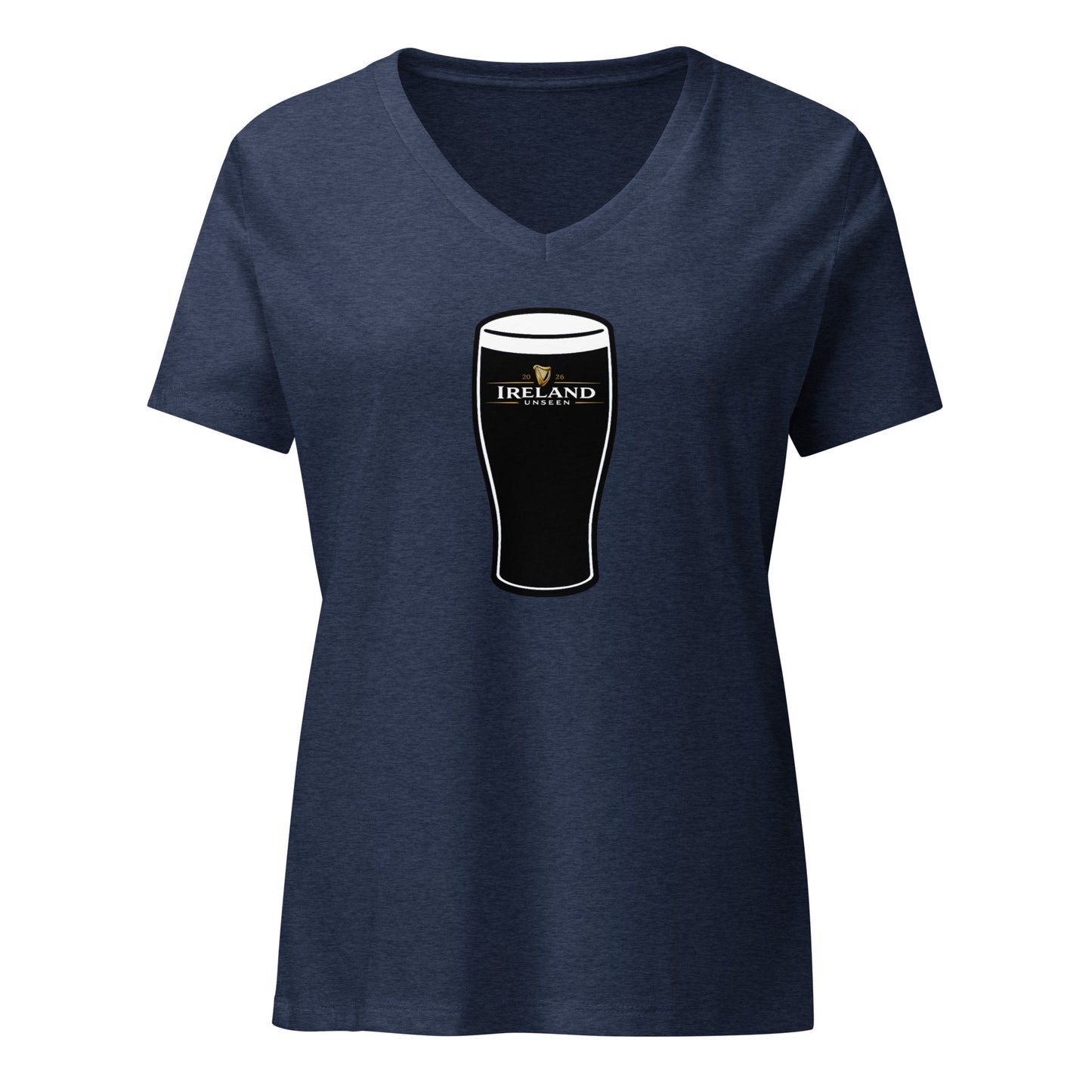 Ireland Unseen women’s relaxed v-neck t-shirt